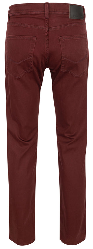 PIERRE CARDIN LYON Stoffhose - Dark Merlot Rust - 34540 4035.4304