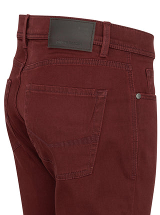 PIERRE CARDIN LYON Stoffhose - Dark Merlot Rust - 34540 4035.4304