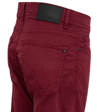 PIERRE CARDIN Lyon Stoffhose - Crimson Bordeaux - 34540 4041.4305