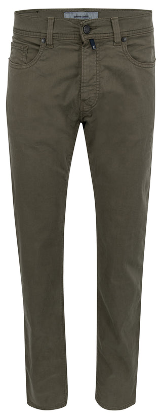 PIERRE CARDIN LYON Stoffhose - Mossy Khaki Twill - 34540 4041.5215
