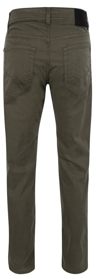 PIERRE CARDIN LYON Stoffhose - Mossy Khaki Twill - 34540 4041.5215