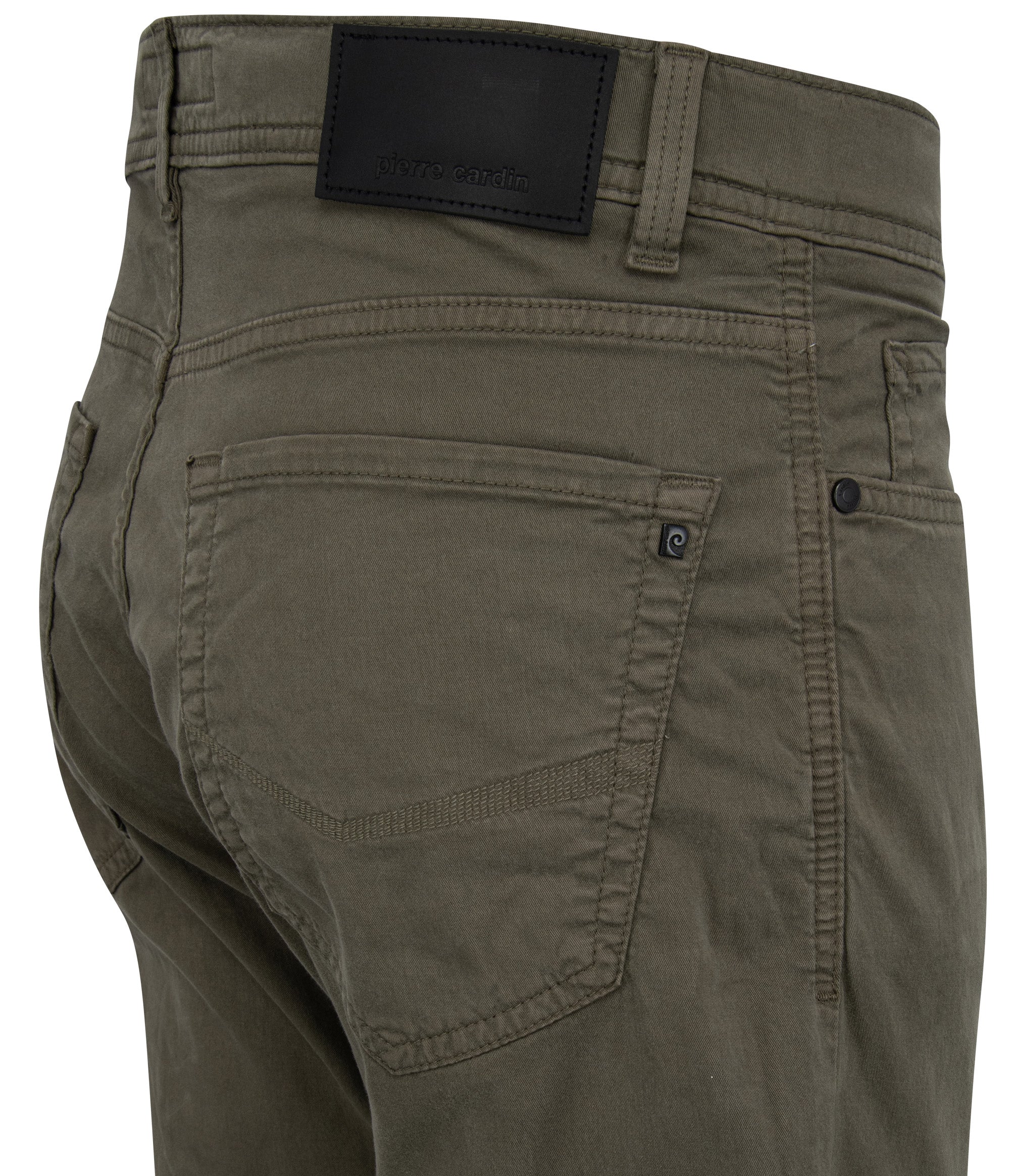 PIERRE CARDIN LYON Stoffhose - Mossy Khaki Twill - 34540 4041.5215 von Pierre Cardin