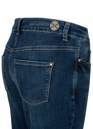 MAC Dream Skinny Jeanshose - Deep Indigo Wash - 5457-90-0357-D526