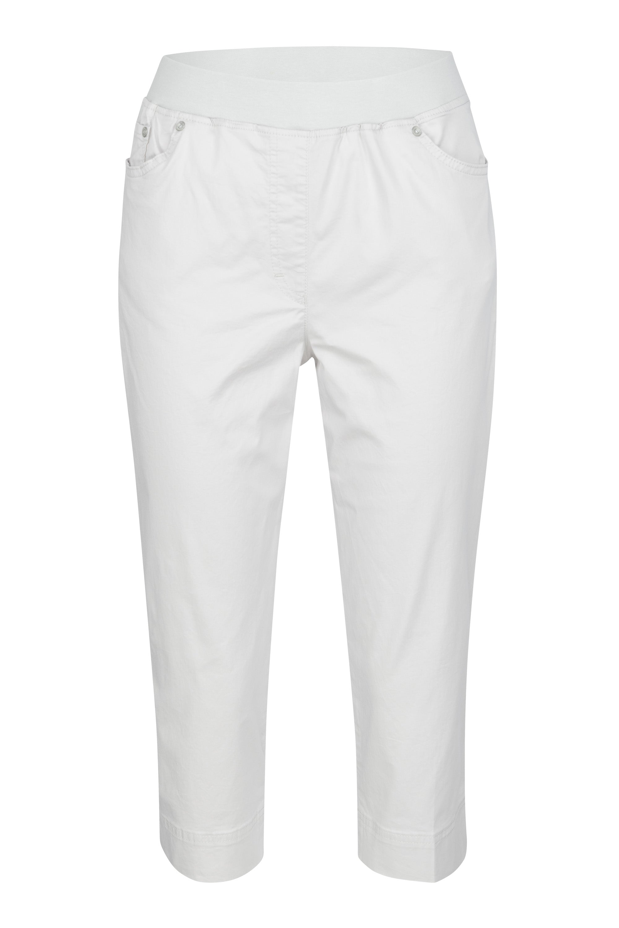 RAPHAELA BY BRAX PAMINA Capri Stoffhose - Cloud Pearl White - 10860420 16-1908-06