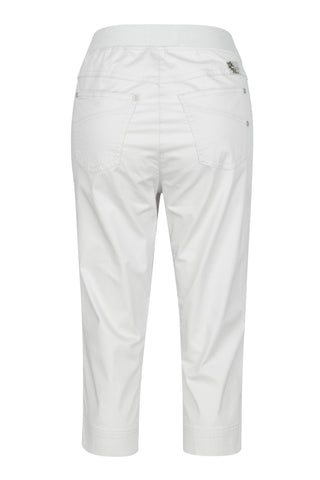 RAPHAELA BY BRAX PAMINA Capri Stoffhose - Cloud Pearl White - 10860420 16-1908-06