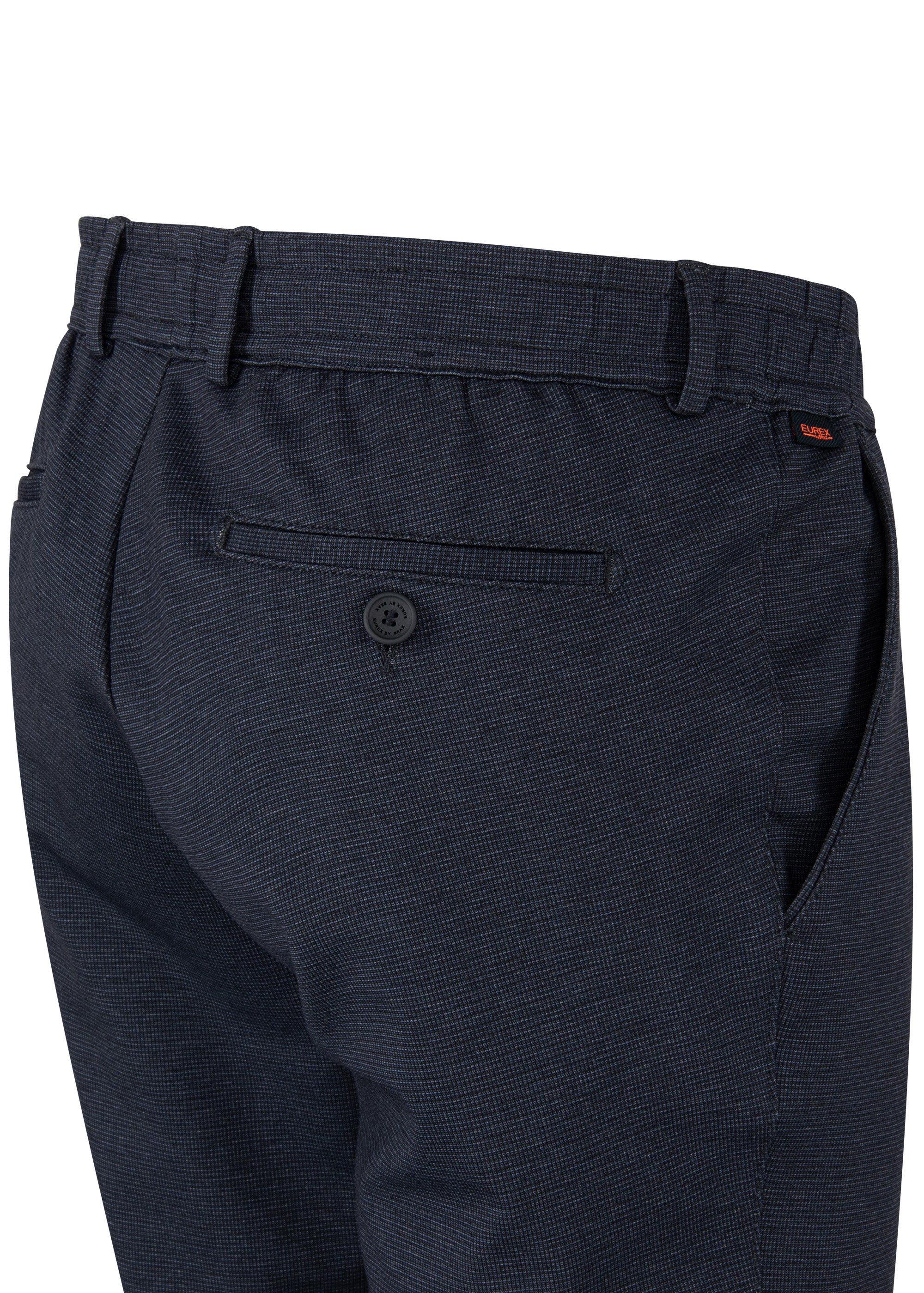 EUREX BY BRAX Thore Relax Pants - Midnight Grid Blue - 5932720 56-5548-24 von EUREX BY BRAX