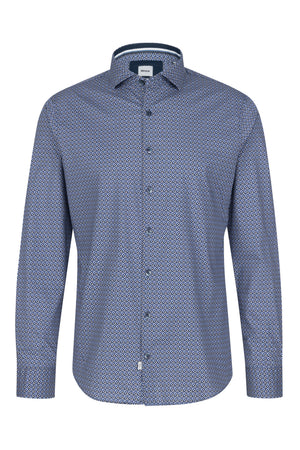 BRAX HAROLD P Langarm Hemd - Coastal Haze Blue - 74424100 47-3258-23