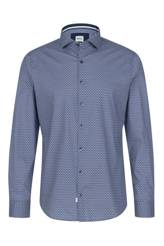 BRAX HAROLD P Langarm Hemd - Coastal Haze Blue - 74424100 47-3258-23