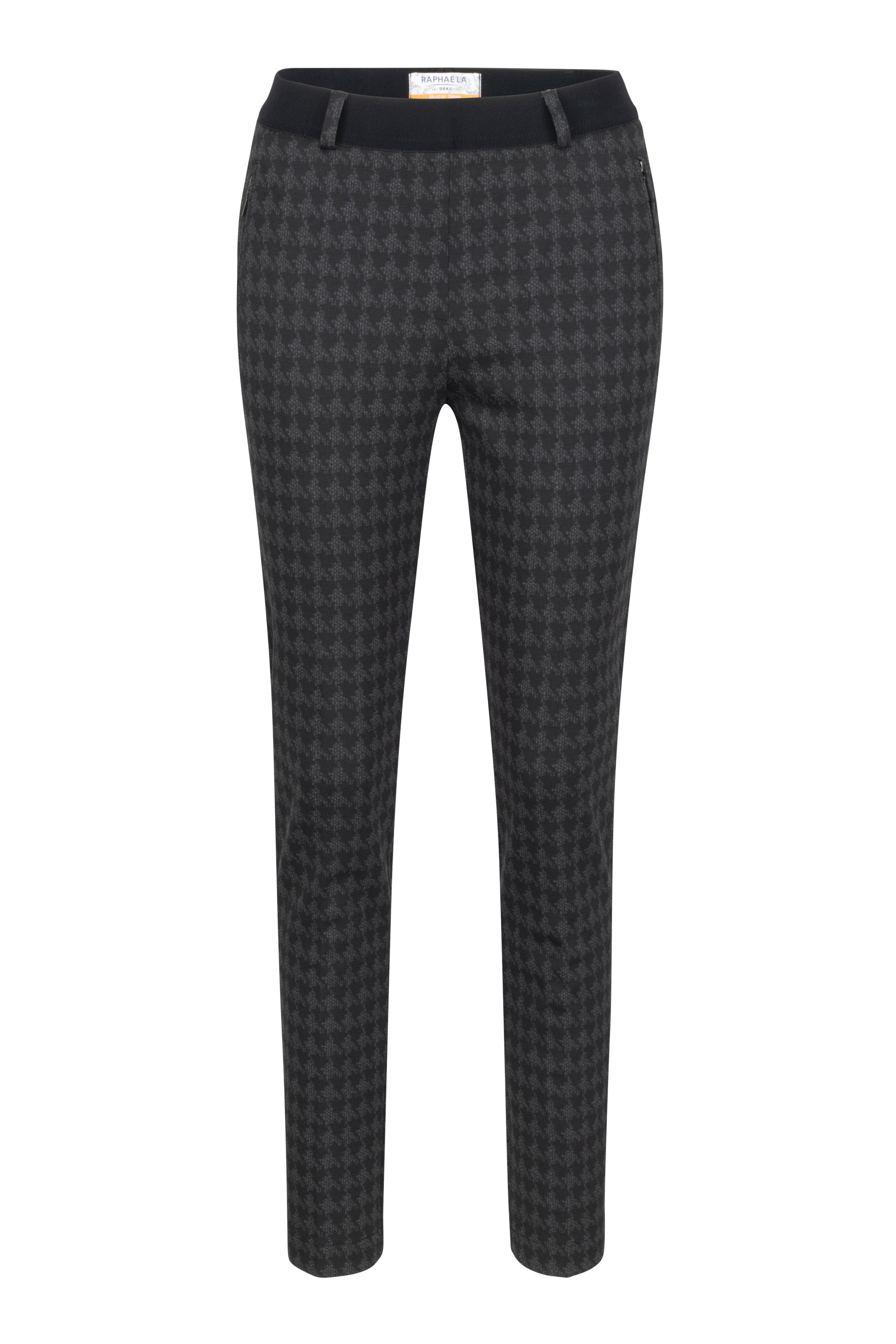 RAPHAELA BY BRAX LILLYTH Schlupfhose - Black Shadow Check - 10270020 17-5468-08