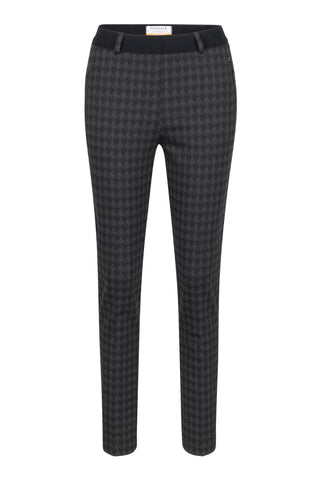 RAPHAELA BY BRAX LILLYTH Schlupfhose - Black Shadow Check - 10270020 17-5468-08