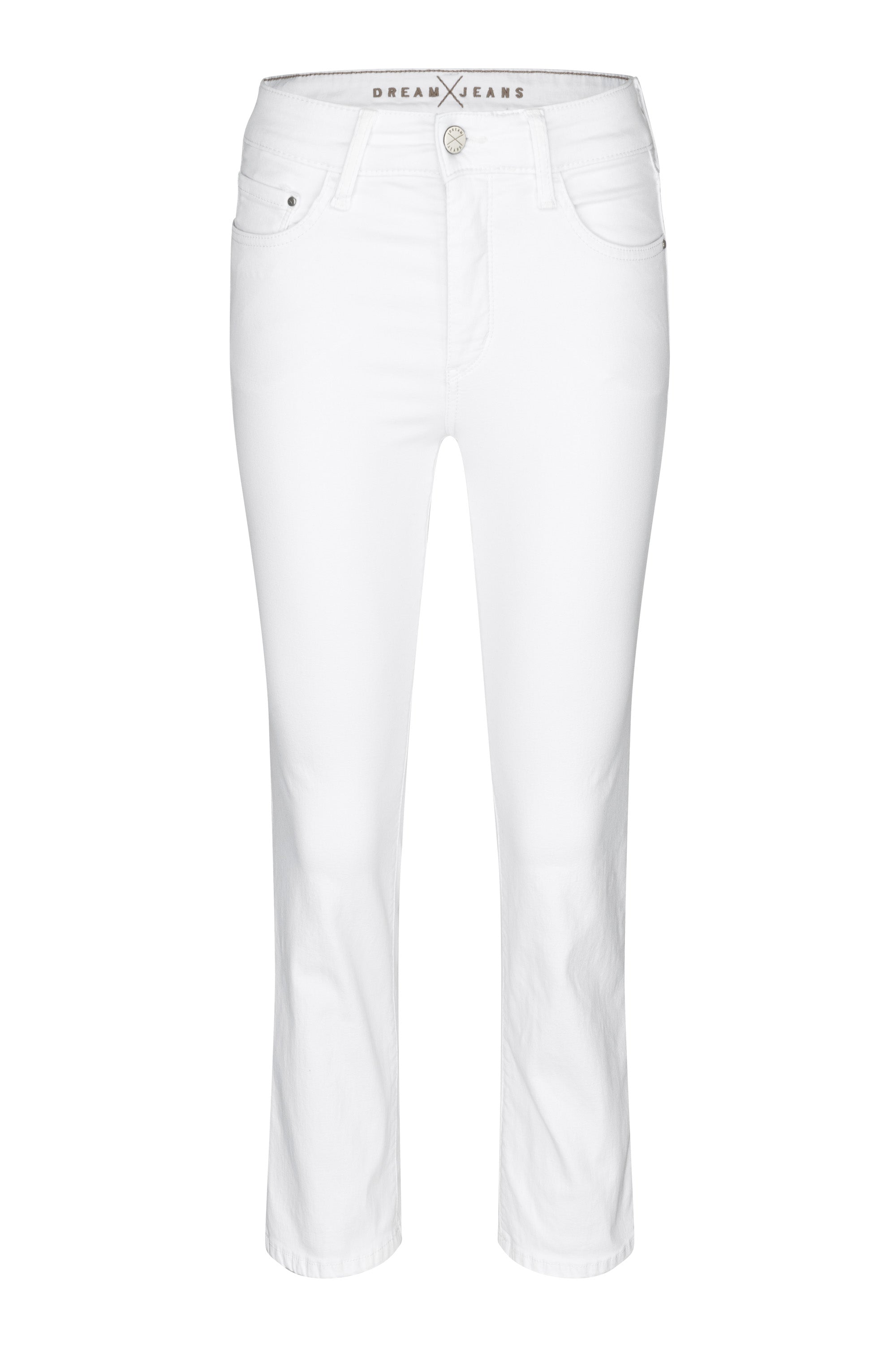 MAC DREAM KICK Schlaghose - Porcelain Mist White - 5423-90-0355L-D010