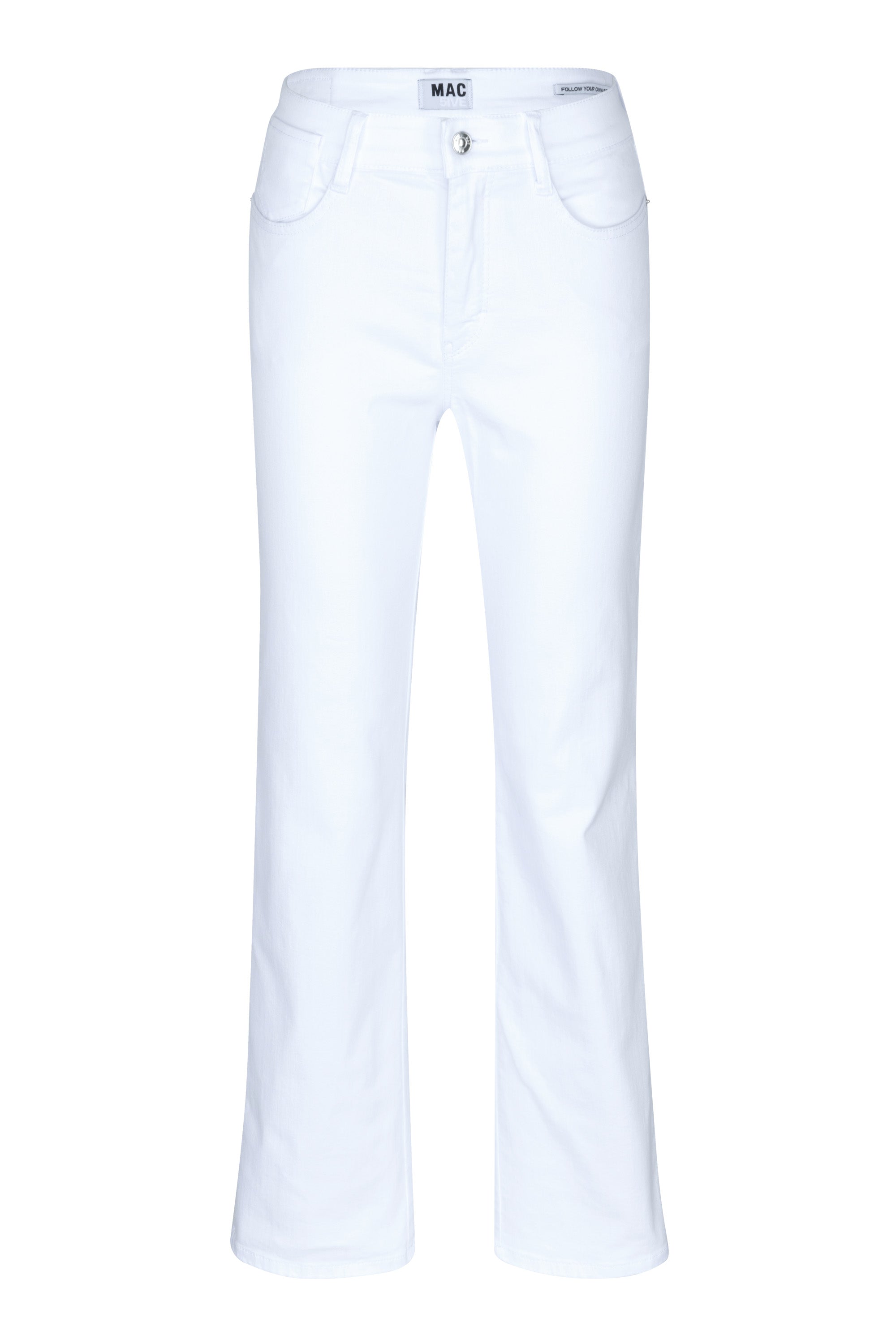 MAC LAURA Schlaghose - Arctic Mist White - 5225-00-0423L-010