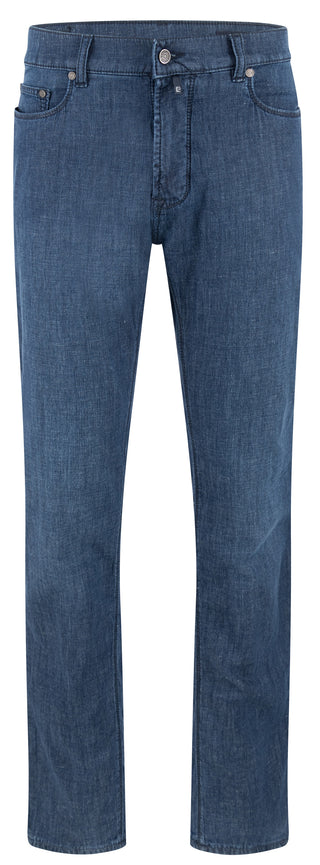 PIERRE CARDIN LYON Tapered Jeans - Deep Harbor Blue - 34506 7770.6822