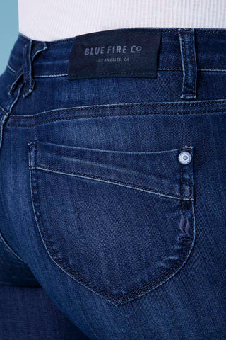 BLUE FIRE Nancy Slim-Fit Jeans - Deep Twilight Blue - 1001.558
