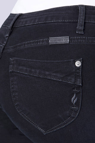 BLUE FIRE Nancy Slim-Fit Jeans - Midnight Ember Black - 1001.390