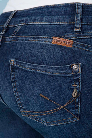 BLUE FIRE Alicia Skinny Jeans - Midnight Stone Blue - 1044.241