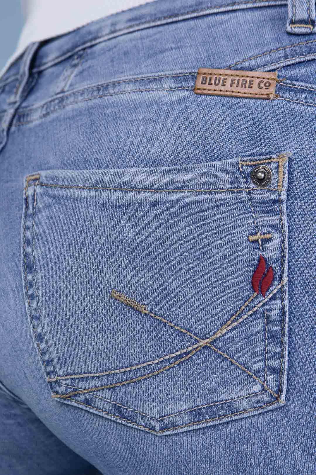 BLUE FIRE Alicia Skinny Jeans Damen - Pacific Used - 1044.2109 von Blue Fire