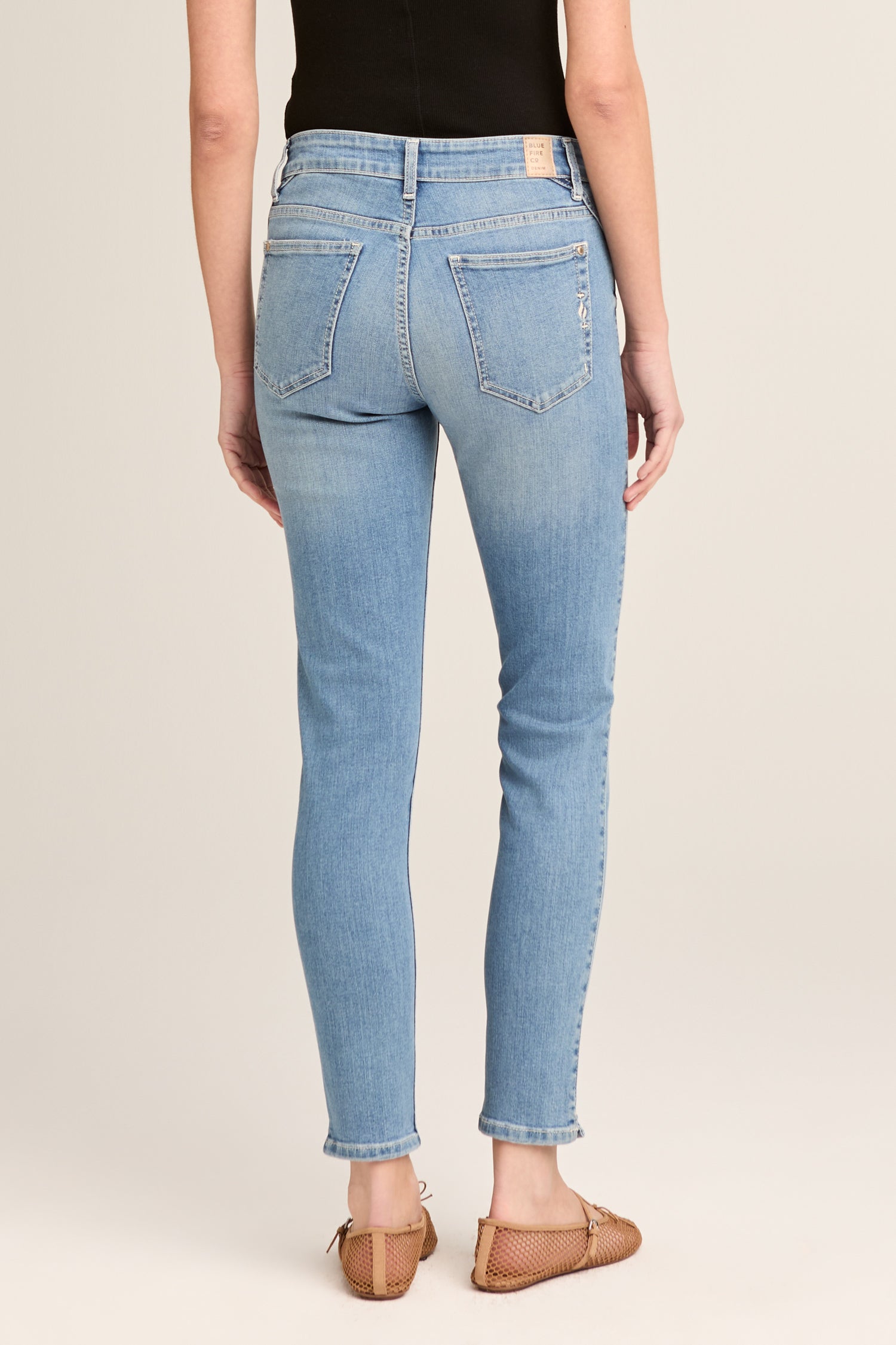 BLUE FIRE Chloe Skinny Jeans - Pacific Washed Blue - 1046.264 von Blue Fire