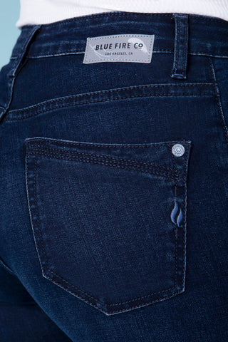 BLUE FIRE Vicky Bootcut Jeans - Deep Midnight Indigo - 1091.462