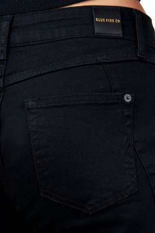 BLUE FIRE Gigi Slim Tapered Jeans - Deep Onyx Black - 1112.4140