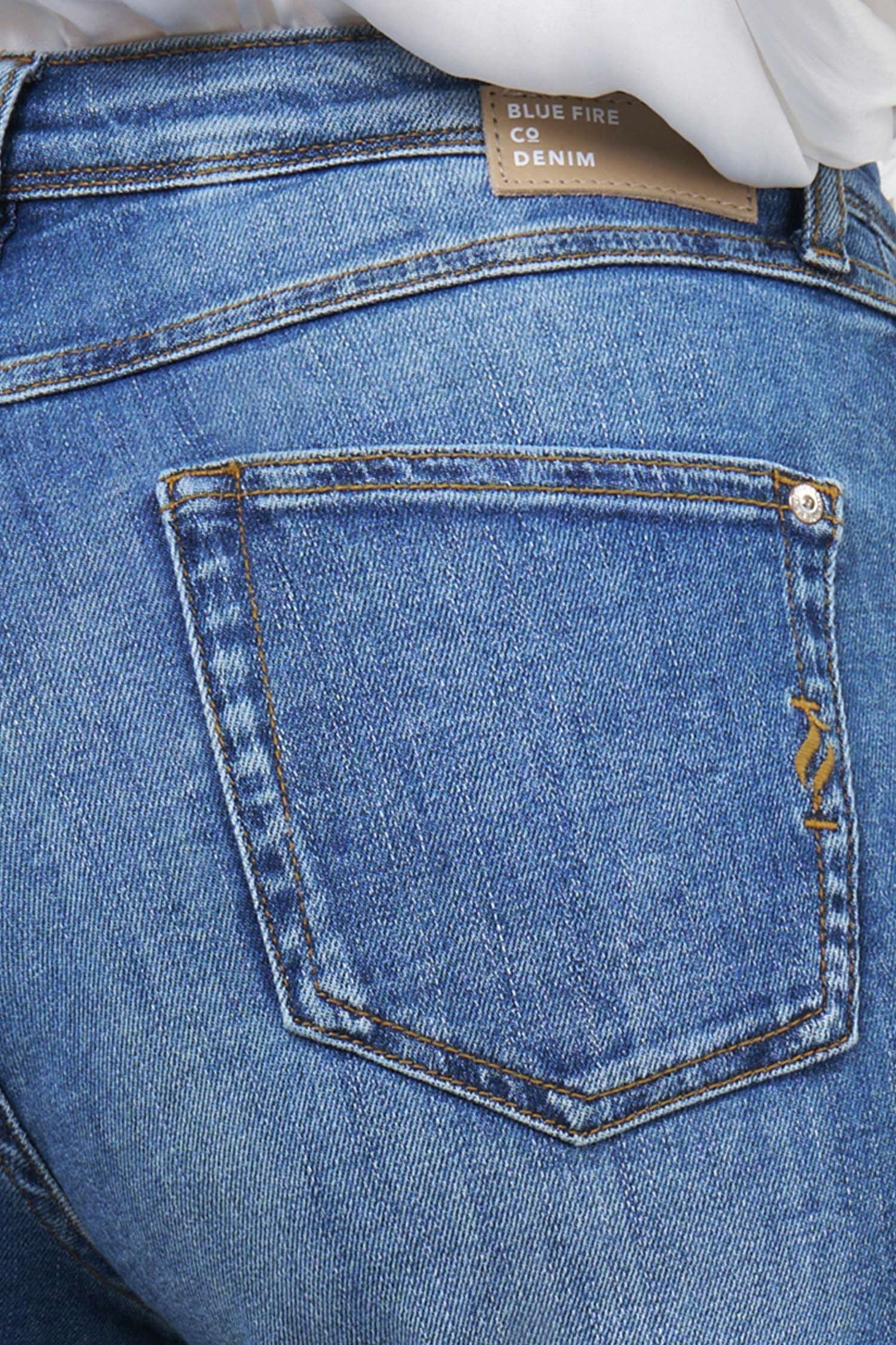 BLUE FIRE Judy Wide Leg Jeans - Coastal Stone Blue - 1156.261 von Blue Fire