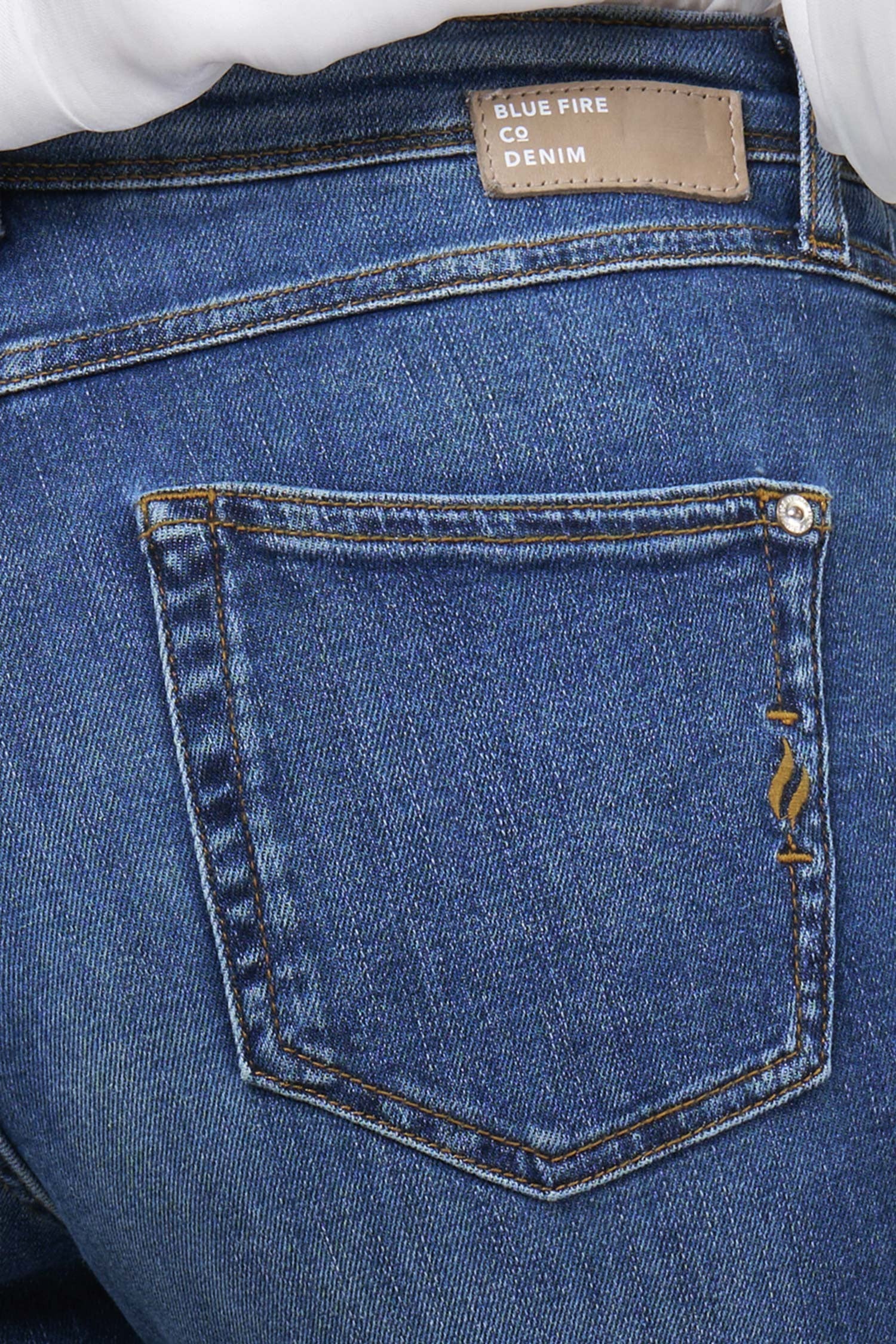 BLUE FIRE Judy Wide Leg Jeans - Deep Atlantic Blue - 1156.262 von Blue Fire