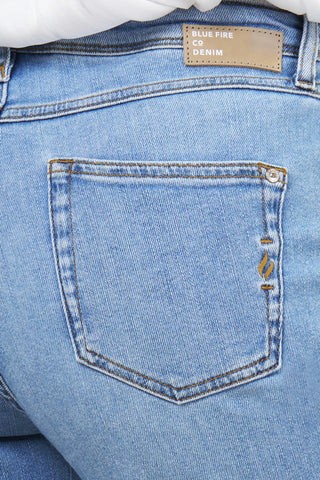 BLUE FIRE Judy Culotte Jeans - Washed Sky Blue - 1156.260