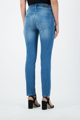 GARCIA CARO CURVED Slimjeans - Glacier Sky Blue - 285.7749