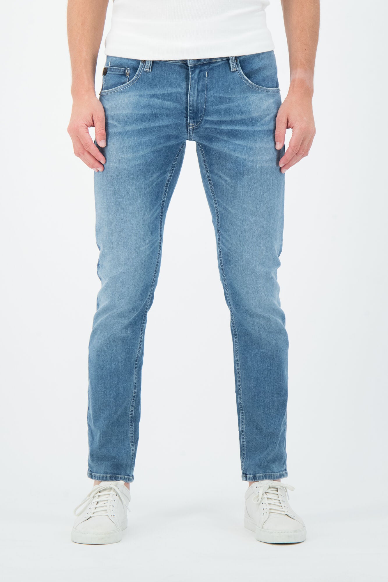 GARCIA JEANS Russo Tapered Jeans - Sea Mist Blue - 611.6545