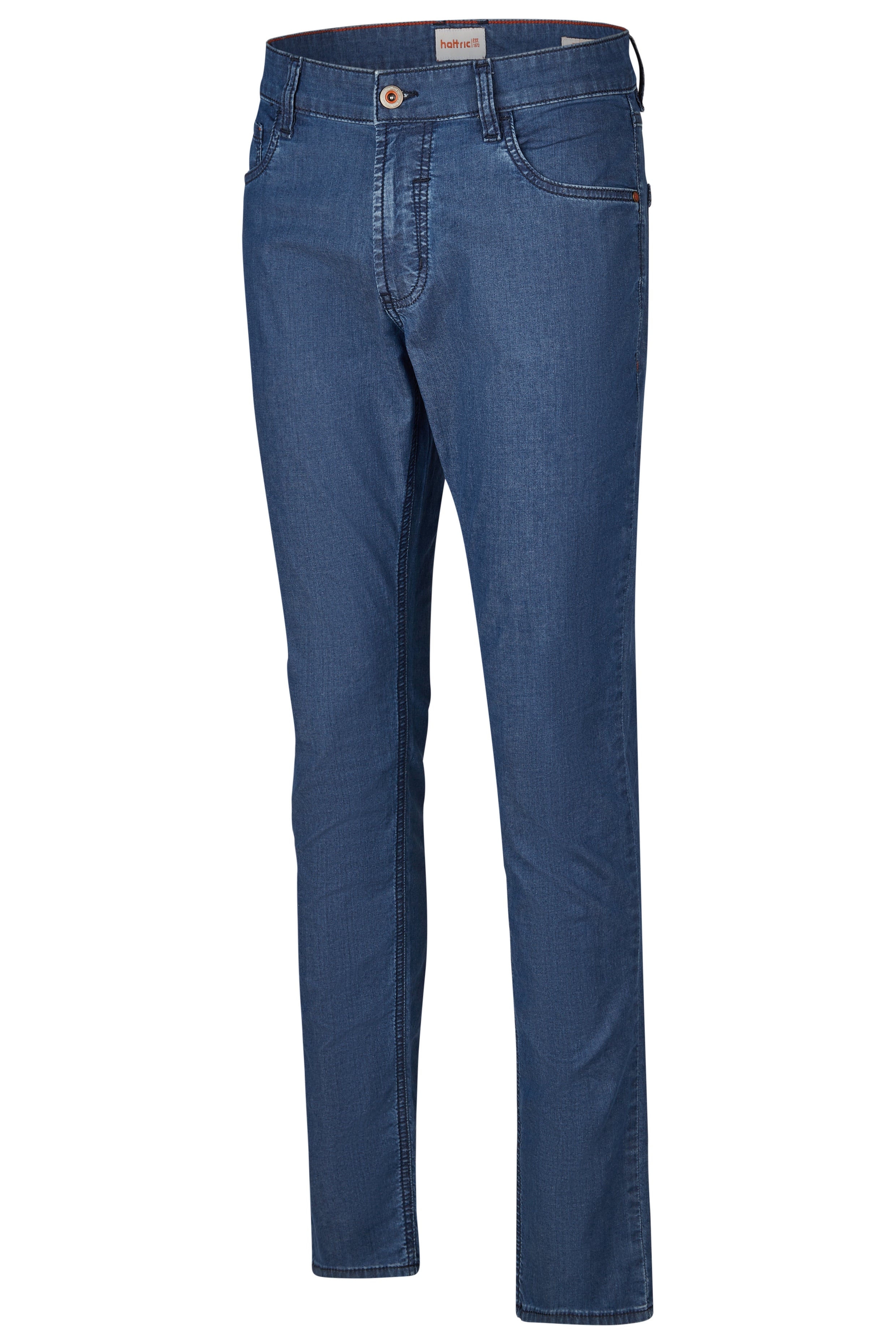HATTRIC Harris Five Pocket - Dusty Atlantic Blue - 688325 3312.46