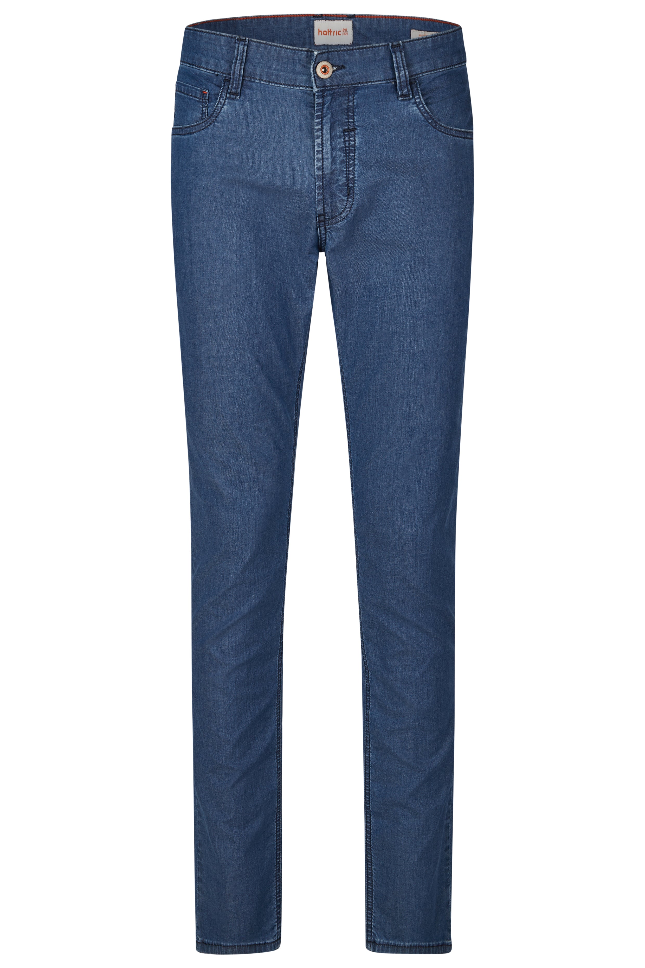 HATTRIC Harris Five Pocket - Dusty Atlantic Blue - 688325 3312.46