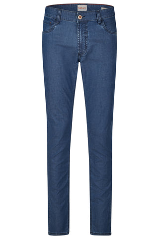 HATTRIC Harris Five Pocket - Dusty Atlantic Blue - 688325 3312.46