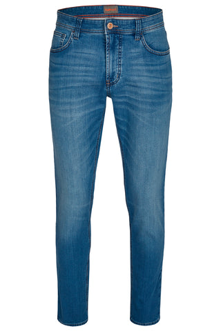 HATTRIC HARRIS Five-Pocket-Jeans - Riverstone Indigo Blue - 688835 7660.47