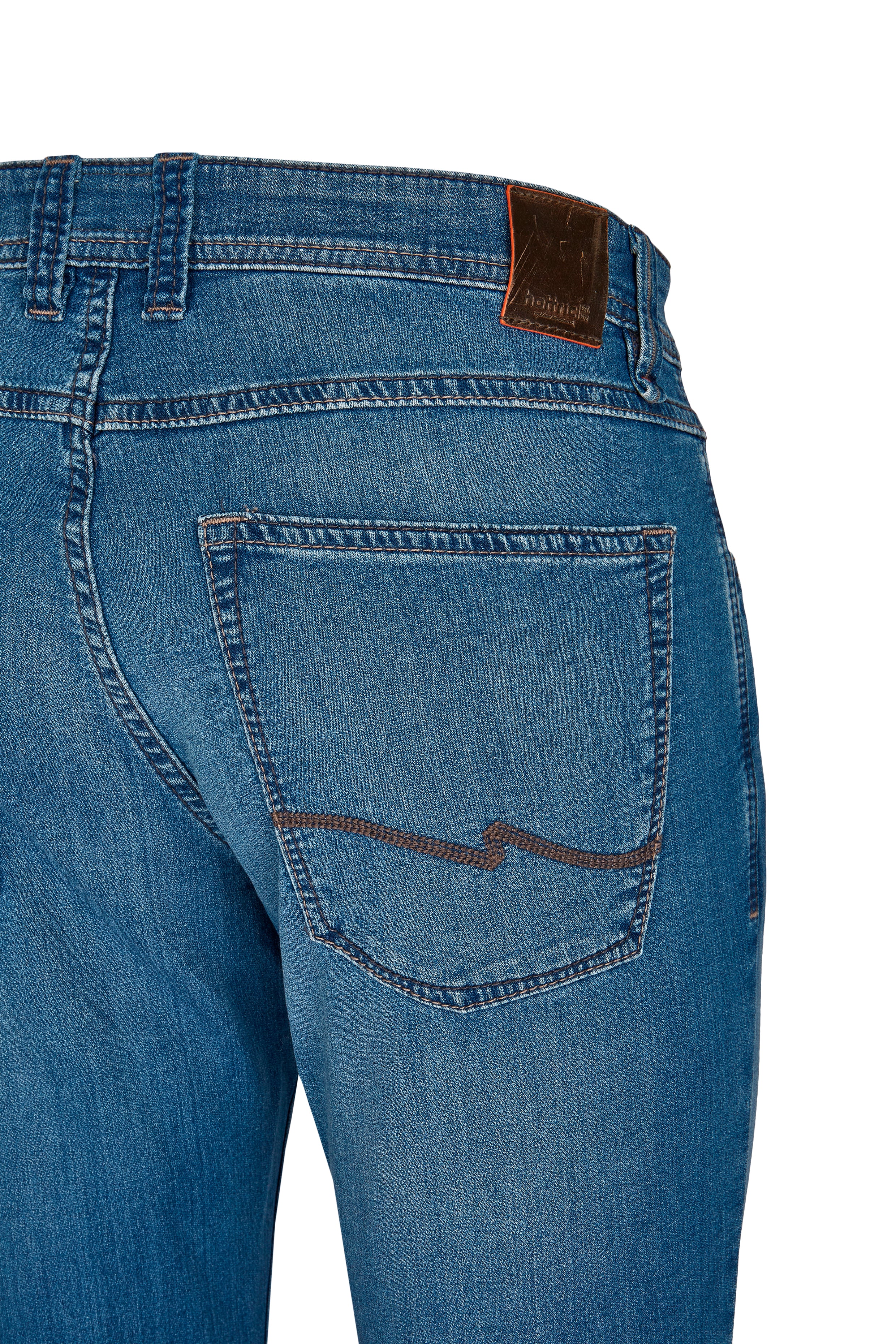 HATTRIC HARRIS Five-Pocket-Jeans - Riverstone Indigo Blue - 688835 7660.47 von Hattric