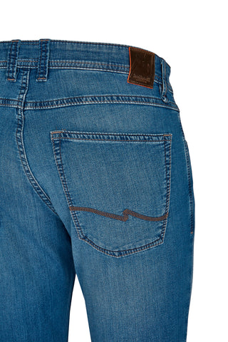 HATTRIC HARRIS Five-Pocket-Jeans - Riverstone Indigo Blue - 688835 7660.47