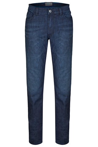 HATTRIC Hunter Five-Pocket - Midnight Blue Denim - 688165 1647.48
