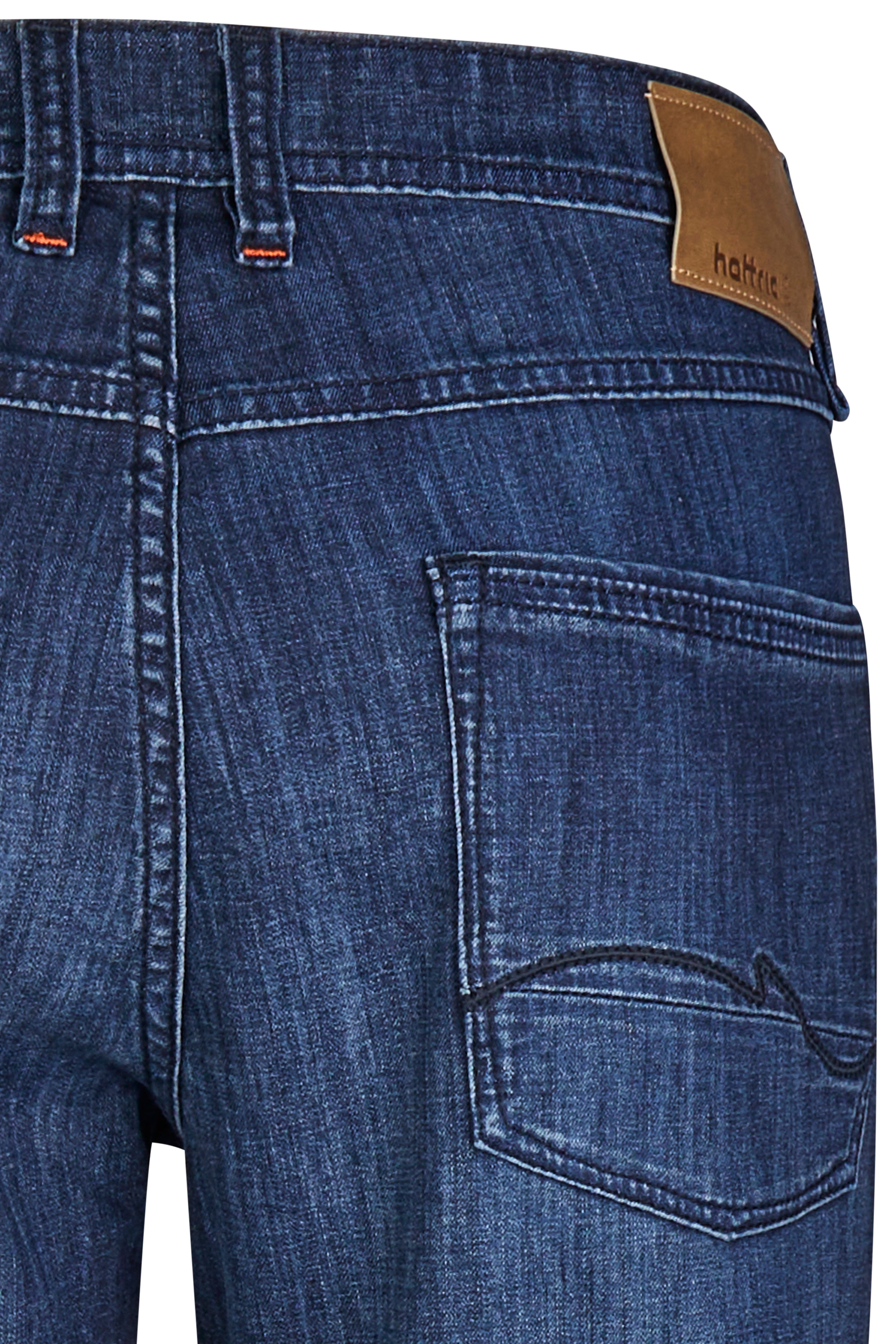 HATTRIC Harris Five Pocket - Midnight Wash Indigo - 688315 3647.48 von Hattric