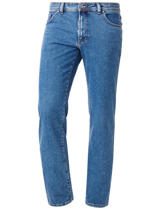 PIERRE CARDIN DIJON Jeans - Faded Riviera Blue - 3880 122.01