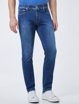 PIERRE CARDIN Lyon Five Pocket - Deep Indigo Wash - 3451 8880.77
