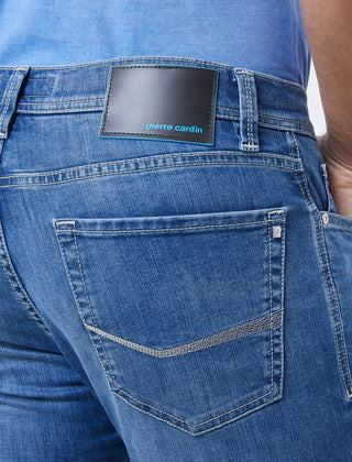 PIERRE CARDIN FUTUREFLEX Lyon Jeans - Indigo Drift Blue - 3451 8880.92