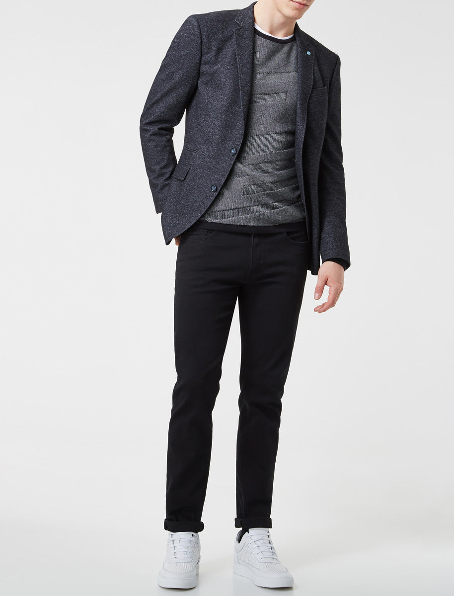 PIERRE CARDIN Lyon Five Pocket - Midnight Jet Black - 3451 8880.88 von Pierre Cardin