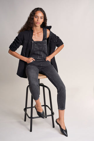 SALSA Wonder Push Up Latzhose - Smoky Slate Blue - 123892.0000