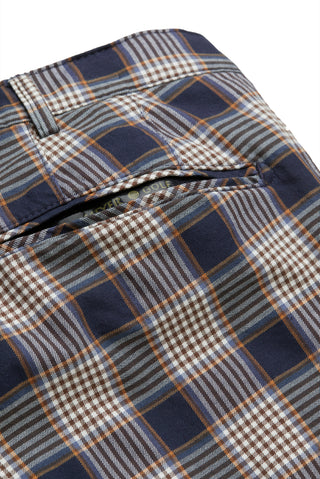 MEYER HOSEN St. Andrews Shorts - Coastal Tartan Navy - 154-1-8072-18
