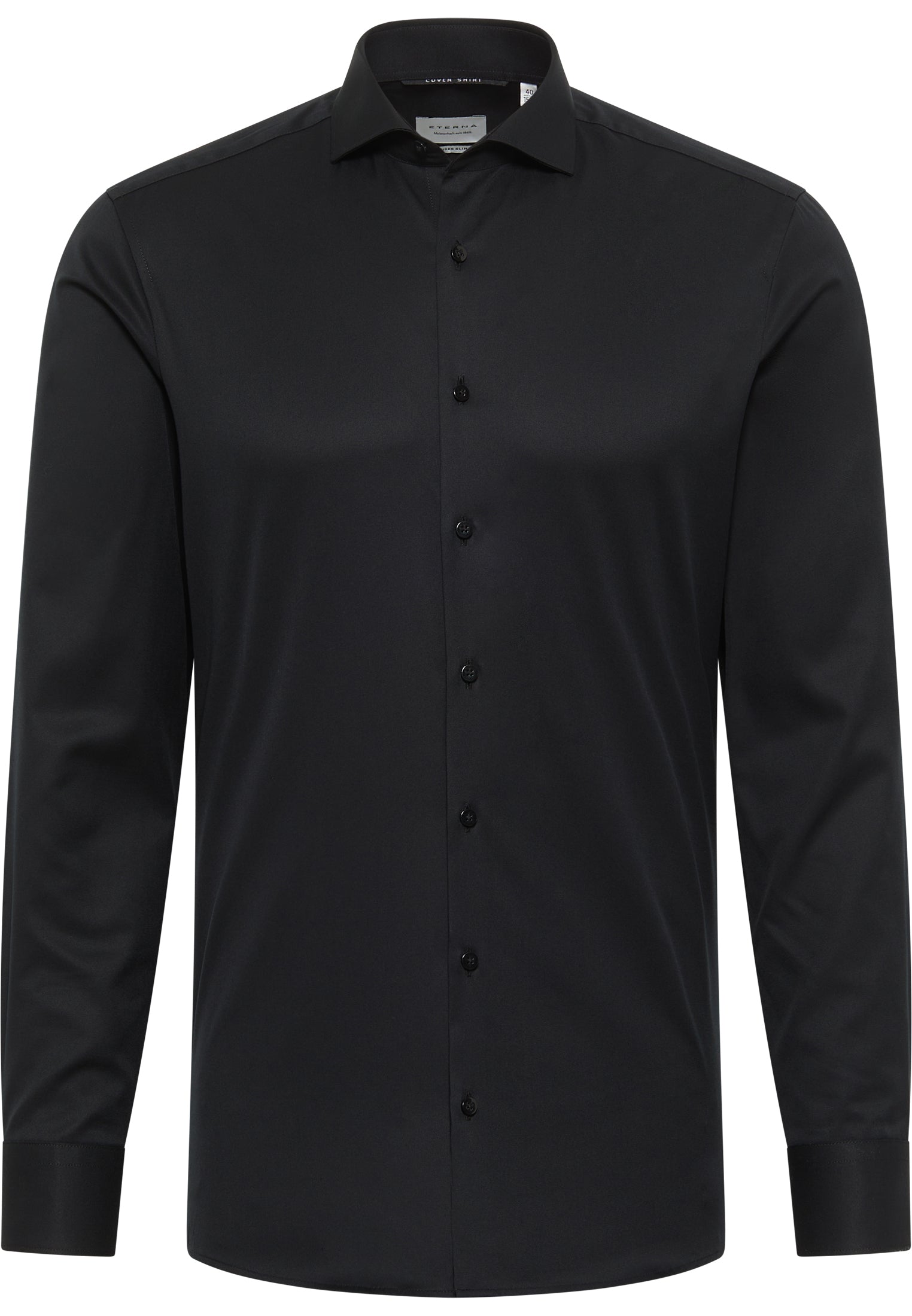 ETERNA SUPER SLIM COVER SHIRT - Obsidian Night - 8817-39-Z182