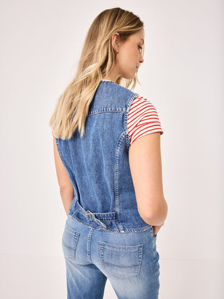 PADDOCKS Waistcoat Denim Weste - Sea Breeze Denim - 50074 7520.4501