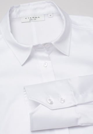 ETERNA SLIM FIT COVER SHIRT - Crisp Cloud White - 5008-00-D10Y