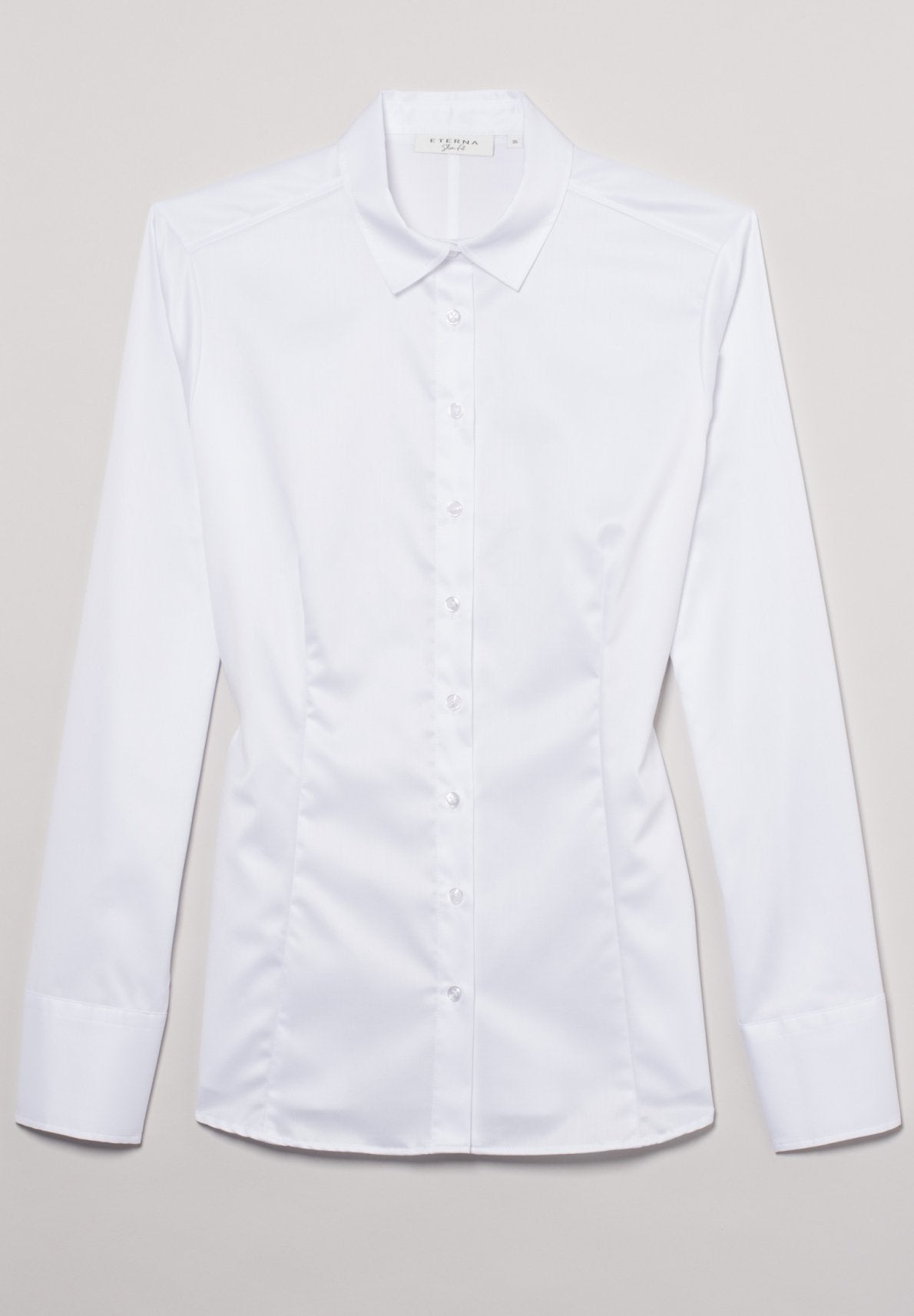 ETERNA SLIM FIT COVER SHIRT - Crisp Cloud White - 5008-00-D10Y von Eterna