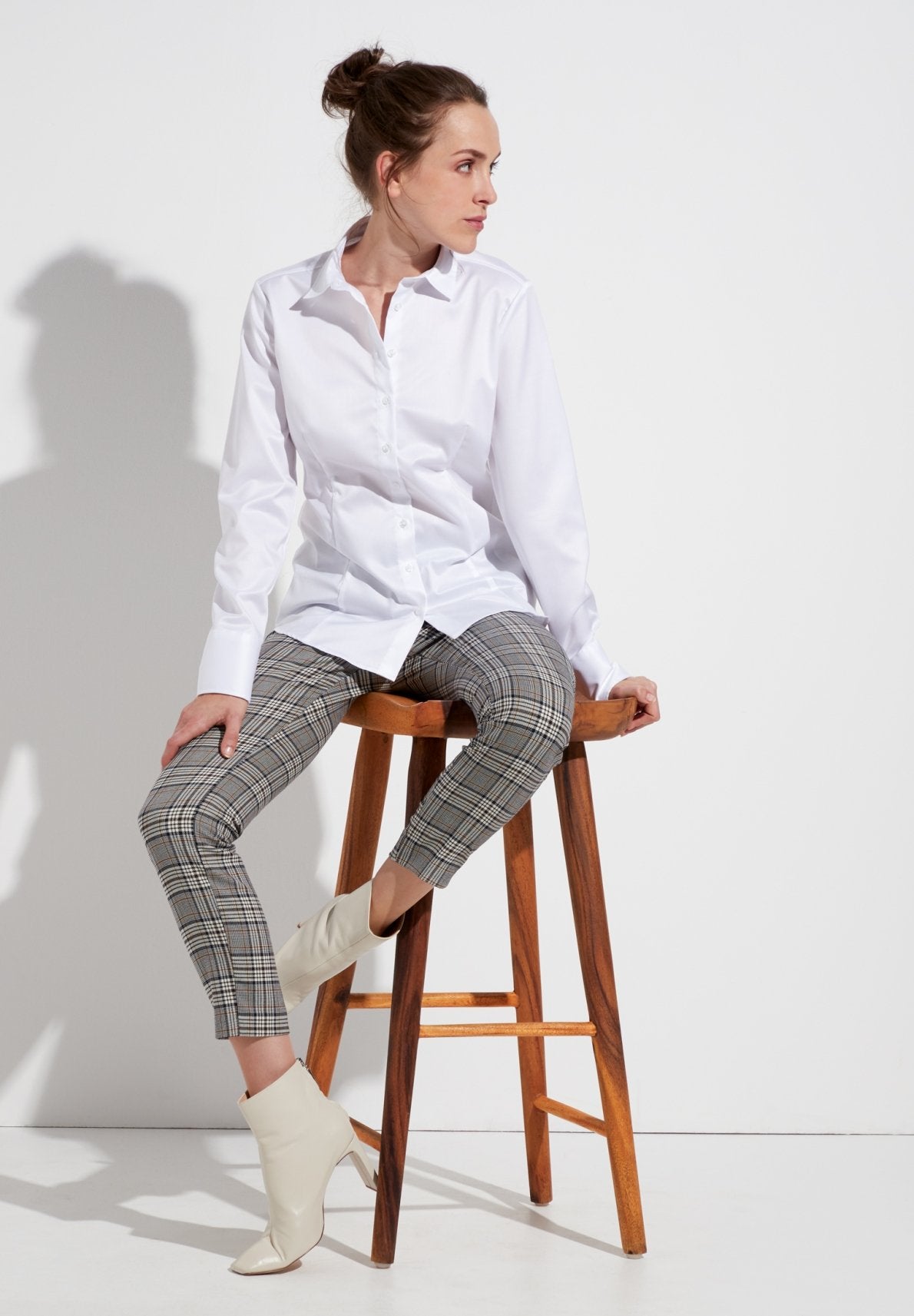 ETERNA SLIM FIT COVER SHIRT - Crisp Cloud White - 5008-00-D10Y