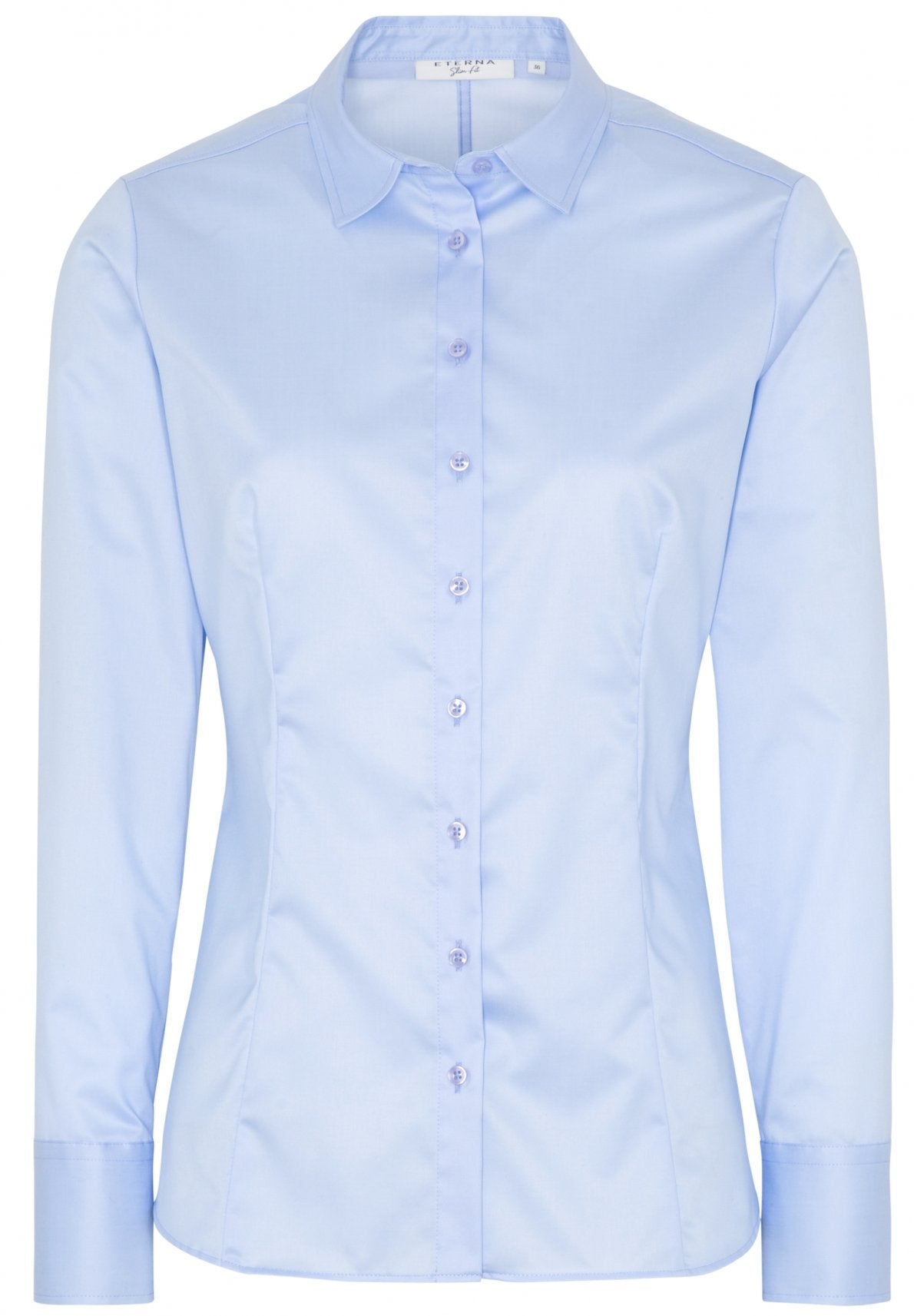 ETERNA SLIM FIT Cover Shirt - Powder Sky Blue - 5008-10-D10Y