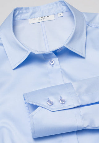 ETERNA SLIM FIT Cover Shirt - Powder Sky Blue - 5008-10-D10Y